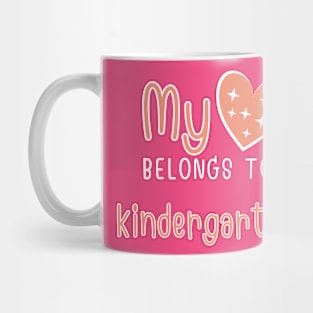 My Heart Belongs to Kindergarten Mug